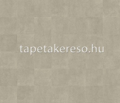 Armani Casa vlies, vinyl anyagú ezüst színű kockás, bőrhatású modern tapéta