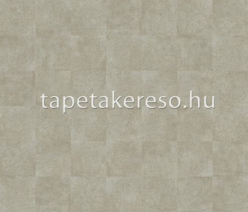 Armani Casa vlies, vinyl anyagú ezüst színű kockás, bőrhatású modern tapéta