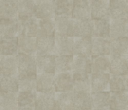 Armani Casa vlies, vinyl anyagú ezüst színű kockás, bőrhatású modern tapéta