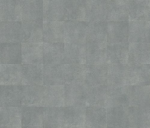Armani Casa vlies, vinyl anyagú ezüst színű kockás, bőrhatású modern tapéta