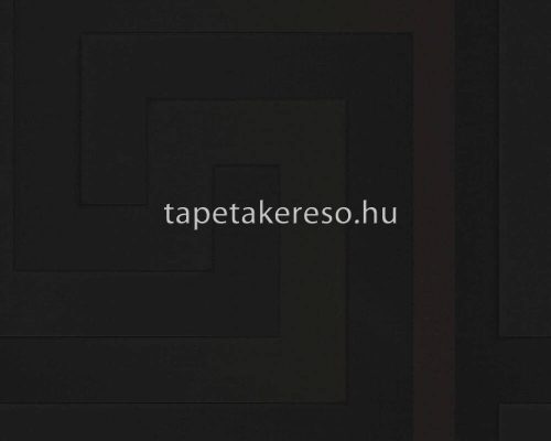 AS Creation Versace 5 vlies, vinyl anyagú fekete színű geometriai, versace modern tapéta