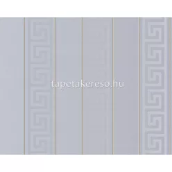   AS Creation Versace 5 vlies, vinyl anyagú ezüst, arany színű geometriai, versace modern tapéta