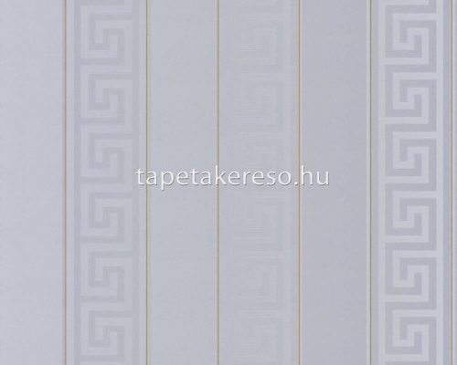 AS Creation Versace 5 vlies, vinyl anyagú ezüst, arany színű geometriai, versace modern tapéta