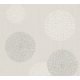 AS Creation Casual Living vlies, habos anyagú beige, szürke színű körös modern tapéta
