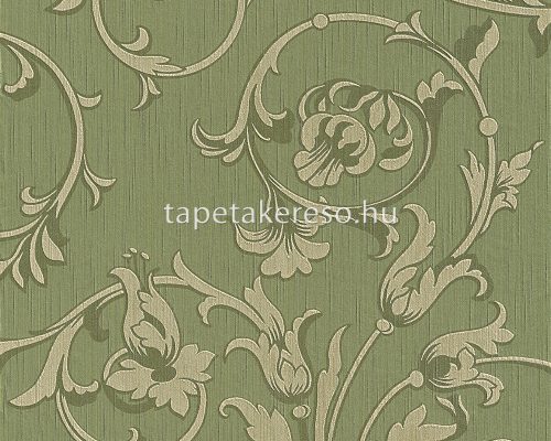 Architects Paper Tessuto vlies, textil anyagú zöld, beige színű indamintás klasszikus tapéta
