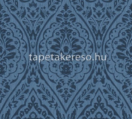 Architects Paper Finest vlies, textil anyagú kék, csillámos színű barokk klasszikus tapéta