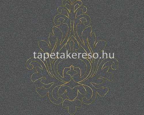 Architects Paper Nobile textil, vlies, vinyl anyagú szürke, arany színű barokk klasszikus tapéta