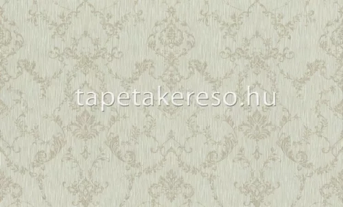 Rasch Victoria vlies, vinyl anyagú türkiz, homok színű barokk modern tapéta