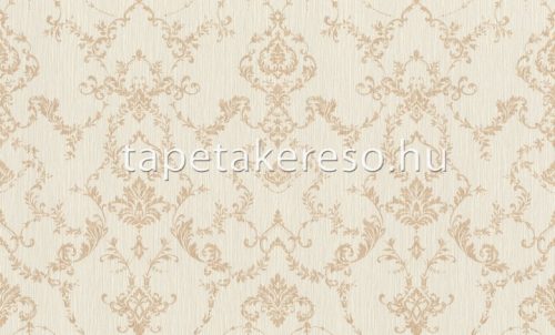 Rasch Victoria vlies, vinyl anyagú beige, arany színű barokk modern tapéta