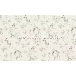   Rasch Victoria vlies, vinyl anyagú fehér, beige, szürke színű virágos modern tapéta