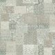 Emiliana Parati Tesori d'Oriente vlies, vinyl anyagú beige, zöld, gyöngyház színű keleties, patchwork klasszikus tapéta