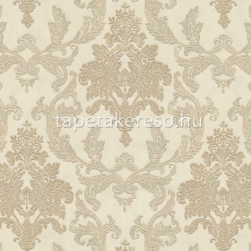 Emiliana Parati Tesori d'Oriente vlies, vinyl anyagú beige, barna, arany, csillámos színű barokk klasszikus tapéta