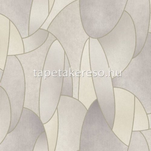 Rasch Vitrage vlies, vinyl anyagú lila, beige, arany színű geometriai, textilhatású modern tapéta