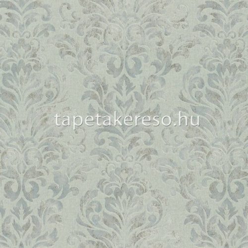 Rasch Tendencia vlies, vinyl anyagú zöld, kék, arany színű barokk modern tapéta