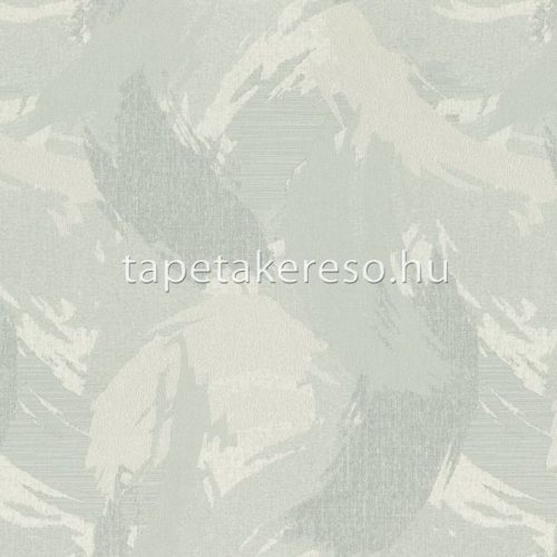 Rasch Tendencia vlies, vinyl anyagú zöld, törtfehér színű absztrakt, textilhatású modern tapéta