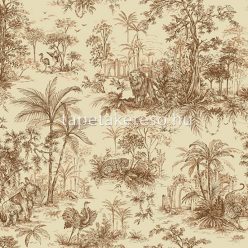   Adawall Tropicano vinyl anyagú barna színű állatos, növényes, fás modern tapéta