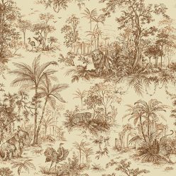   Adawall Tropicano vinyl anyagú barna színű állatos, növényes, fás modern tapéta