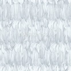   Adawall Tropicano vinyl anyagú szürke színű tollas modern tapéta