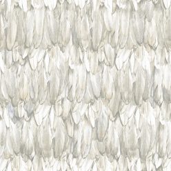   Adawall Tropicano vinyl anyagú barna színű tollas modern tapéta