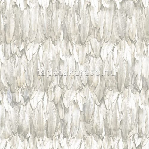 Adawall Tropicano vinyl anyagú barna színű tollas modern tapéta