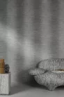 Grandeco Textured Vibes, vinyl, vlies anyagú, szürke színű, vonalas, struktúrált, Modern, Industrial tapéta