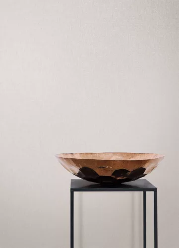 Khroma Lotus vlies anyagú beige színű egyszínű, textilhatású natural, modern tapéta