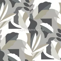  York ARTISTIC ABSTRACT vlies anyagú fehér, keki, zöld színű leveles, absztrakt modern tapéta