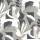 York ARTISTIC ABSTRACT vlies anyagú fehér, keki, zöld színű leveles, absztrakt modern tapéta