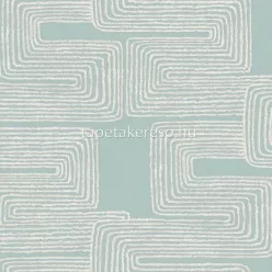   York ARTISTIC ABSTRACT vlies anyagú türkiz, beige, gyöngyház színű vonalas, geometriai modern tapéta