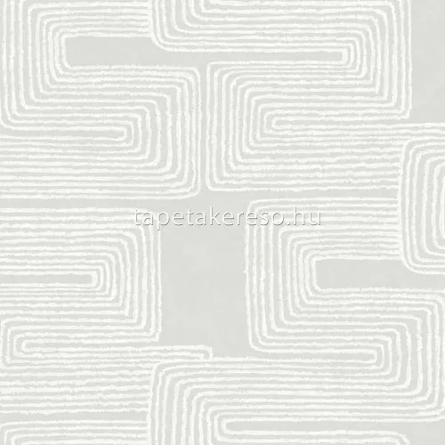 York ARTISTIC ABSTRACT vlies anyagú szürke, fehér, gyöngyház színű vonalas, geometriai modern tapéta