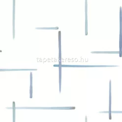   York ARTISTIC ABSTRACT vlies anyagú fehér, kék, barna színű vonalas modern tapéta
