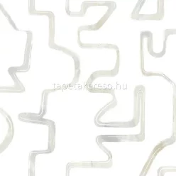   York ARTISTIC ABSTRACT vlies anyagú fehér, szürke, barna színű absztrakt, vonalas modern tapéta