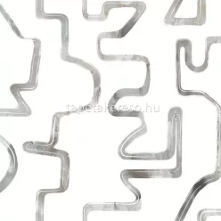   York ARTISTIC ABSTRACT vlies anyagú fehér, szürke színű absztrakt, vonalas modern tapéta