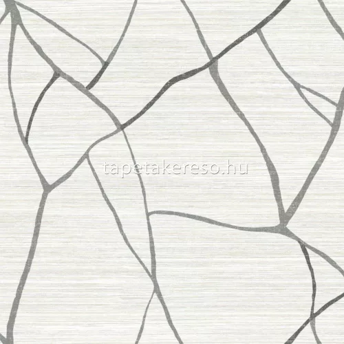 York ARTISTIC ABSTRACT vlies anyagú beige, szürke, törtfehér színű vonalas, szövethatású modern tapéta