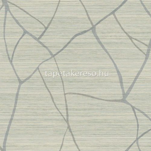 York ARTISTIC ABSTRACT vlies anyagú beige, kék, zöld színű vonalas, szövethatású modern tapéta