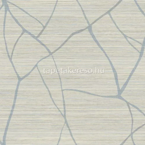 York ARTISTIC ABSTRACT vlies anyagú kék, beige színű vonalas, szövethatású modern tapéta