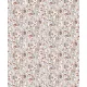 Khroma Agathe vlies anyagú fehér, ezüst, beige, terrakotta színű virágos, indamintás modern tapéta