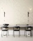 Khroma Agathe vlies anyagú fehér, beige színű arcok modern tapéta