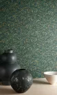 Khroma Agathe vlies anyagú kék, zöld, sárga színű pöttyös, art deco modern tapéta