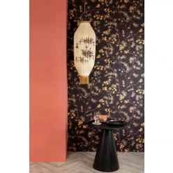   Khroma Kimono vlies anyagú, korall színű, textilhatású, egyszínű, Modern tapéta