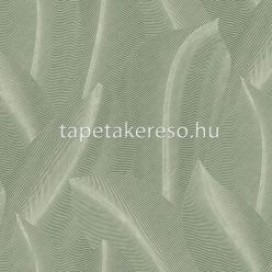   Decoprint Allure vlies, vinyl anyagú zöld színű 3d, leveles modern tapéta