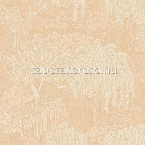 Decoprint Allure vlies, vinyl anyagú fehér, barna színű fás modern tapéta