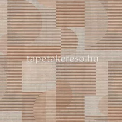   Decoprint Allure vlies, vinyl anyagú szürke, barna színű geometriai modern tapéta