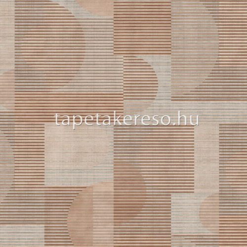 Decoprint Allure vlies, vinyl anyagú szürke, barna színű geometriai modern tapéta