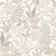 Decoprint Allure vlies, vinyl anyagú barna, szürke színű leveles modern tapéta