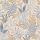 Decoprint Allure vlies, vinyl anyagú beige, barna, kék színű leveles modern tapéta