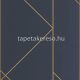 Casadeco ALCHIMIE vlies anyagú kék, arany színű geometriai modern tapéta