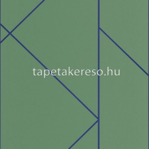 Casadeco ALCHIMIE vlies anyagú zöld, kék színű geometriai modern tapéta