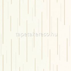   Casadeco ALCHIMIE vlies anyagú fehér, arany színű vonalas, geometriai modern tapéta