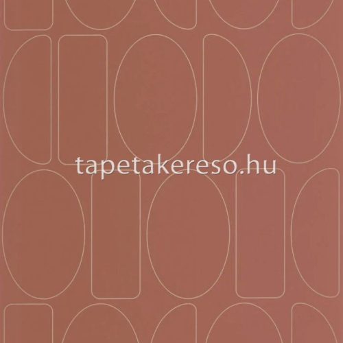 Casadeco ALCHIMIE vlies anyagú terrakotta, beige színű geometriai modern tapéta